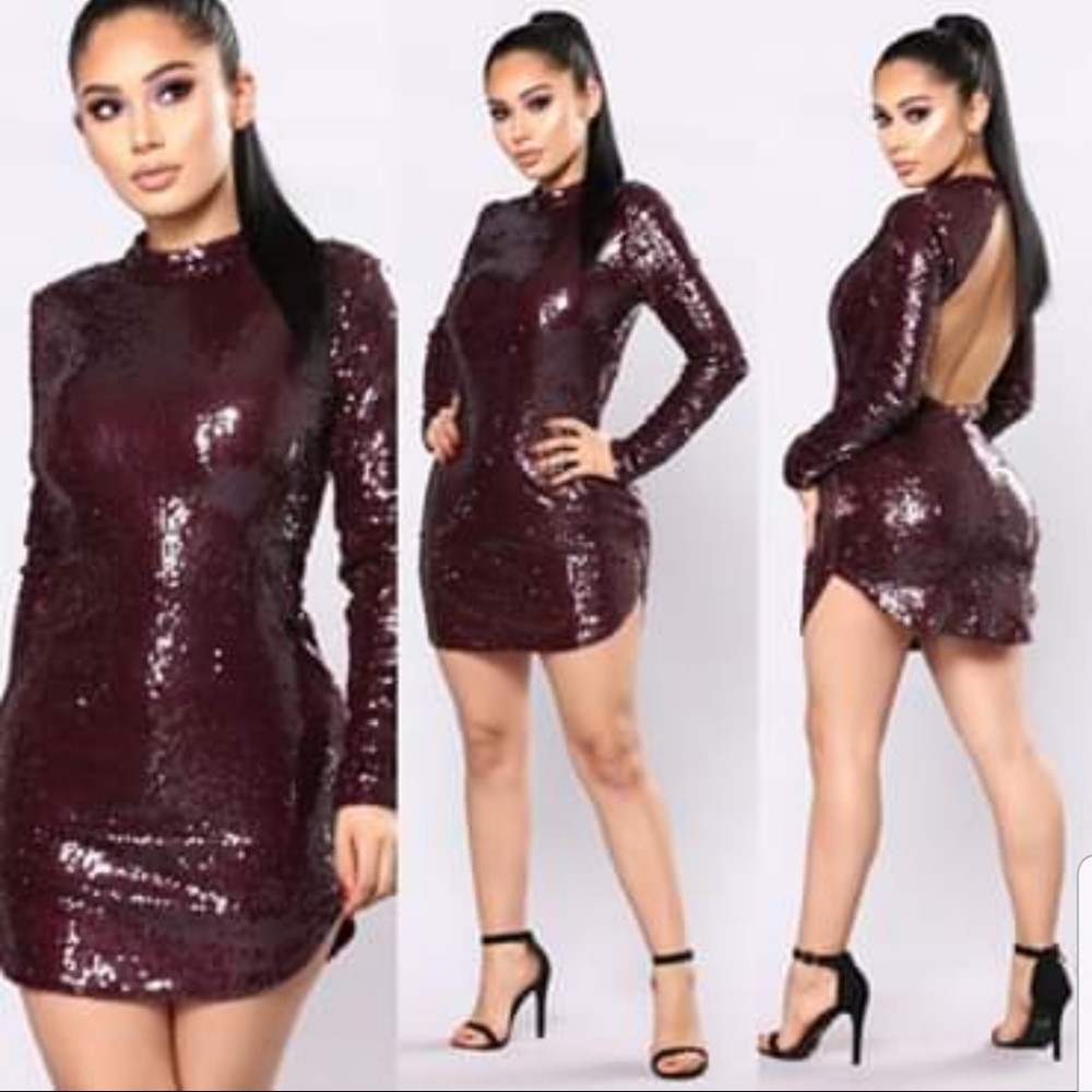 New sequin dress